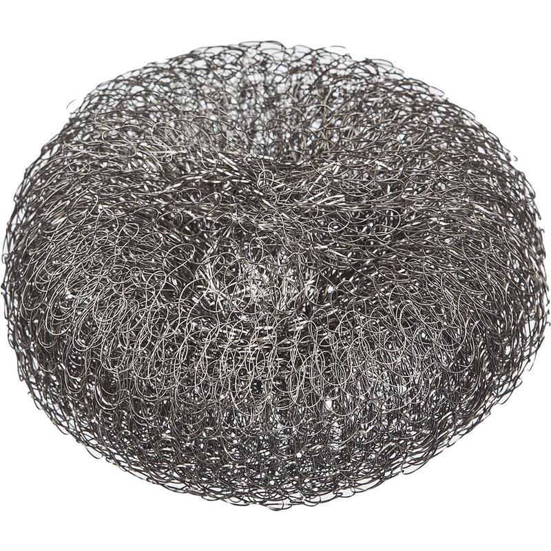 Мочалка металлическая Paclan Practi (95x95x40мм) круглая большая, 30шт. (408260)