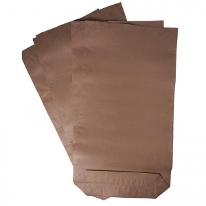 Крафт-пакет бумажный коричневый, трехслойный, 92х50х13см, 20шт.