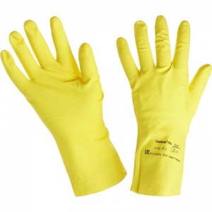 Перчатки защитные латексные Ansell "Эконохэндс" 87-190, размер 9 (L), 1 пара