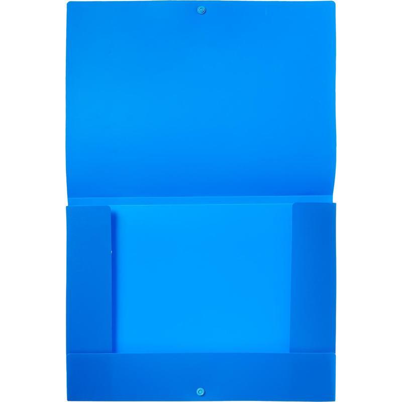 Папка-короб Attache (А4, пластик, 500мкм, на кнопке) синяя