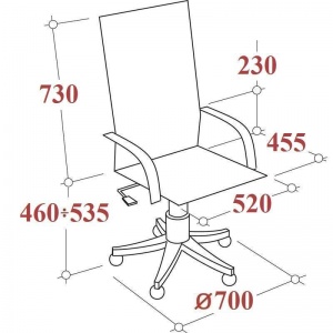 Кресло руководителя Easy Chair 578 TC, ткань/сетка черная, пластик белый