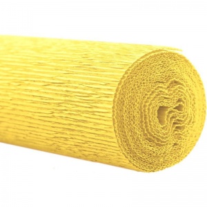 Бумага цветная крепированная Werola, 50x250см, желтая, флористическая, в рулоне, 1 лист (170504)