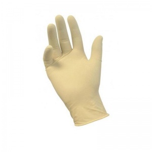 Перчатки одноразовые латексные смотровые Clean Safe EL2, нестерильные, неопудренные, желтые, размер XL, 50 пар в упаковке