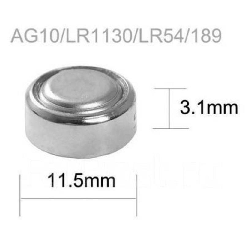 Батарейка GP LR1130 (1.5 В) алкалиновая (блистер, 10шт.) (AG10/LR1130)