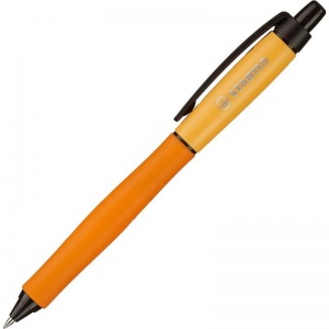 Ручка гелевая автоматическая Stabilo Palette XF (0.35мм, синий, резиновая манжетка, корпус желтый) 1шт.
