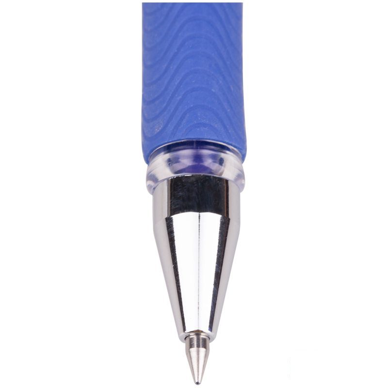 Ручка гелевая Crown Jell-Belle (0.3мм, синий, резиновая манжетка) 1шт. (JBR-700)
