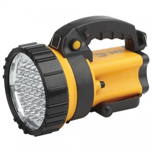 Фонарь-прожектор Эра PA-603 Альфа, аккумуляторный, пластик, черный/желтый (Б0031034)