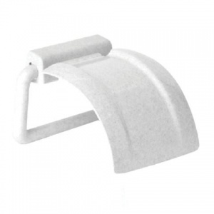 Держатель для туалетной бумаги рулонной Idea М2225, пластик, цвет "белый мрамор" (602534), 5шт.