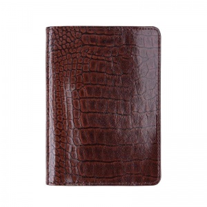 Обложка для паспорта Esse Page praline, натуральная кожа, коричневого цвета (77252)