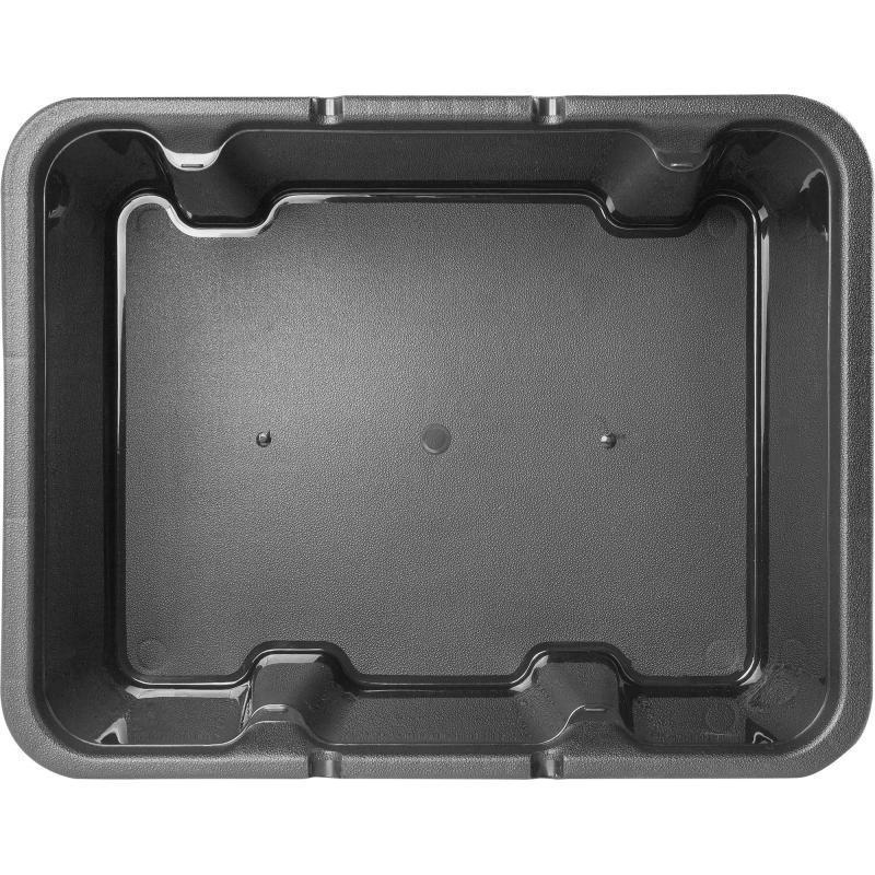 Ящик (лоток) универсальный, пластик, 330х230х160мм, черный