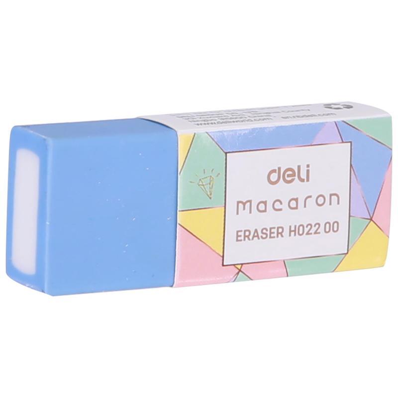 Ластик Deli Macaron (пвх, прямоугольный, 50x20x10мм) 1шт. (EH02200)