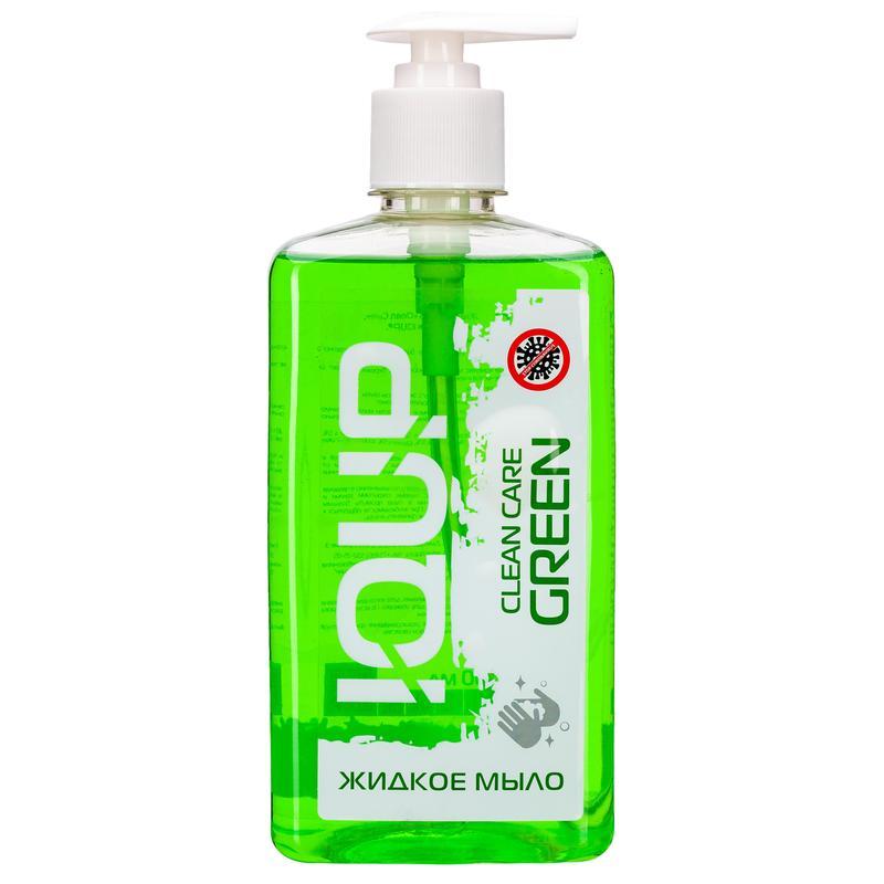 Мыло жидкое IQUP Clean Care Luxe Green 500мл, флакон с дозатором, 20шт.