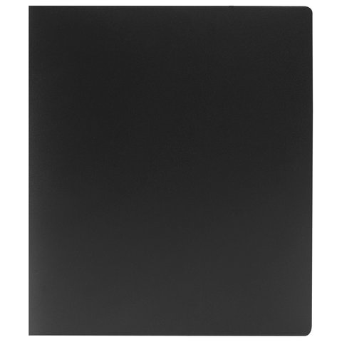 Папка на 2-х кольцах Staff (А4, корешок 40мм, до 300л.) черная (225721), 5шт.