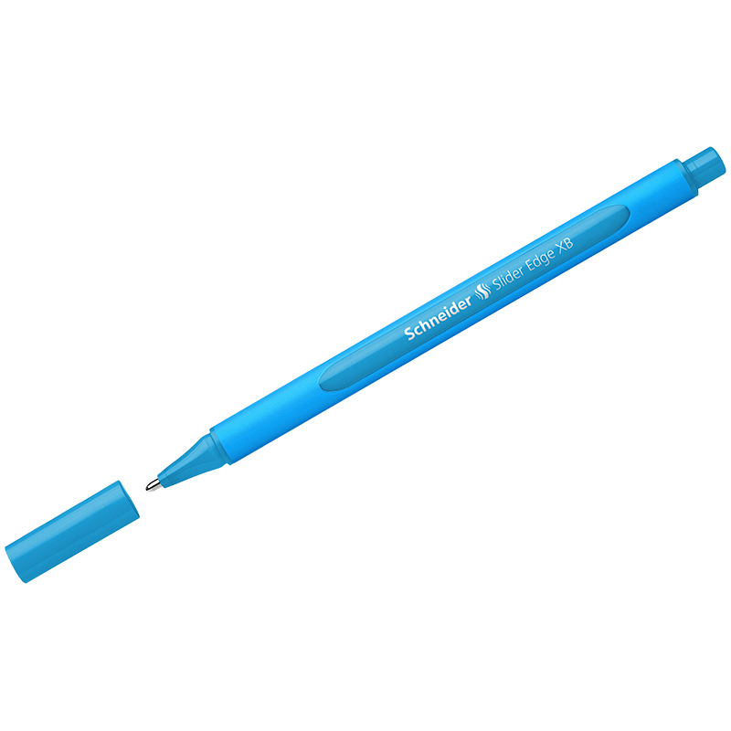 Ручка шариковая Schneider Slider Edge XB (0.7мм, голубой цвет чернил, трехгранная) 10шт. (152210)