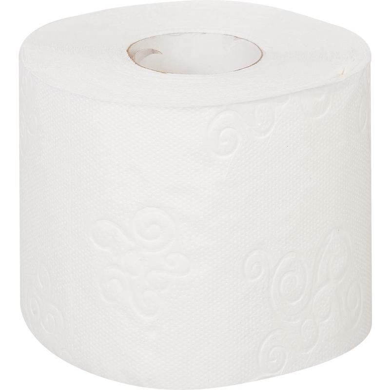 Бумага туалетная 3-слойная Luscan Deluxe, белая, 19.35м, 8 рул/уп