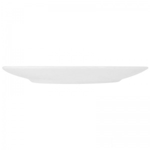 Тарелка обеденная KunstWerk 260мм, фарфоровая, белая, 6шт.