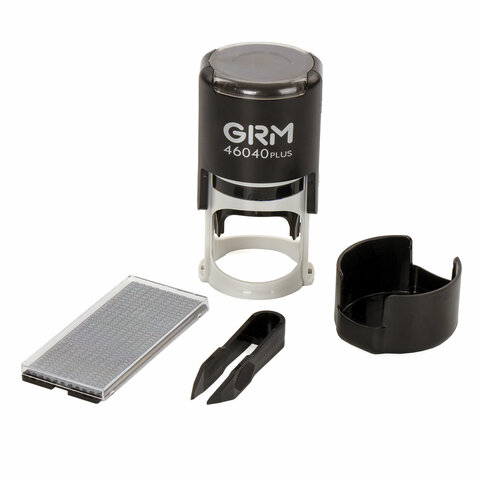 Печать самонаборная GRM R40 plus (d=40мм, 2 круга, касса в комплекте)