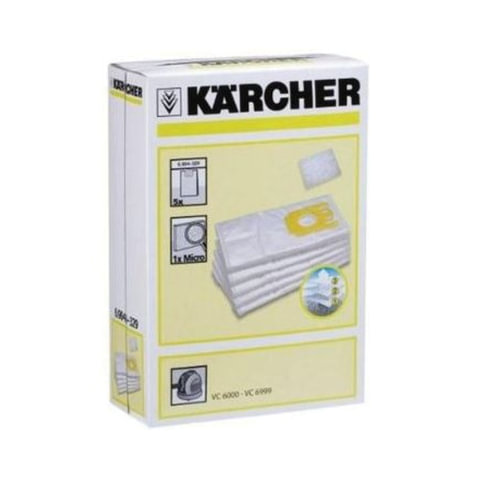 Пылесборники Karcher, комплект 5шт., из нетканого материала, для пылесоса VC 6300 (6.904-329.0)