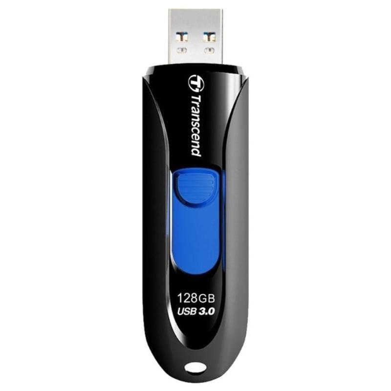 Флэш-диск USB 128Gb Transcend Jetflash 790, чёрно-синий (TS128GJF790K)