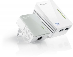 Сетевой адаптер HomePlug AV/Wi-Fi TP-Link TL-WPA4220KIT Ethernet (TL-WPA4220KIT)