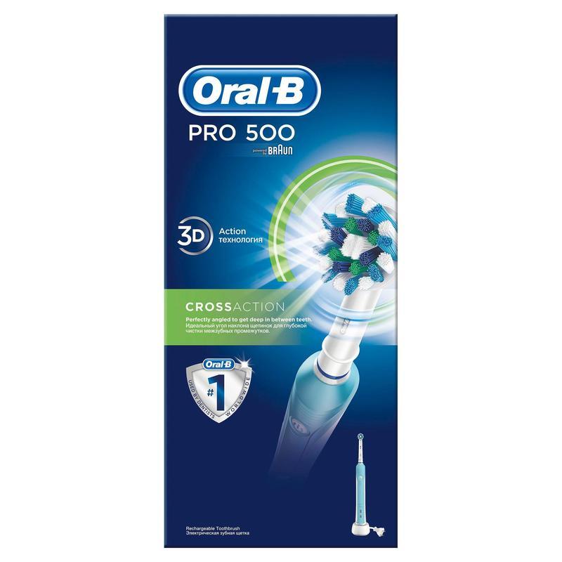 Электрическая зубная щетка Oral-B Cross Action Pro 500 D16.513-U (81317992)