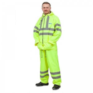 Костюм влагозащитный ПВХ Extra-Vision WPL куртка/брюки, лимонный, с СОП (размер 56-58, рост 182-188)