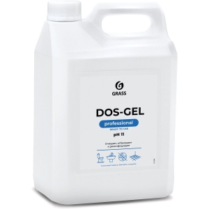 Средство для сантехники Grass Dos Gel, дезинфицирующее, концентрат, 5.3кг (125240)