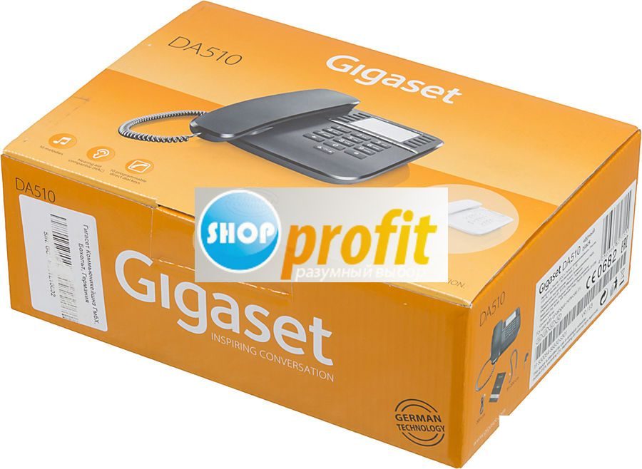 Проводной телефон Gigaset DA510, черный (DA510 BLACK)