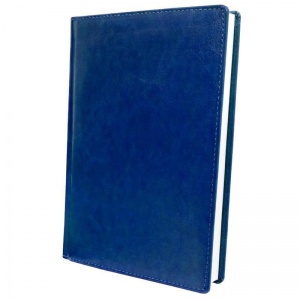 Ежедневник недатированный А5 Attache Agenda (176 листов) обложка кожзам, синяя (148x218мм)