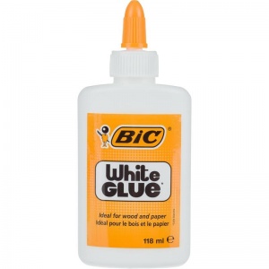 Клей ПВА BIC "White Glue", 118мл (9192583)
