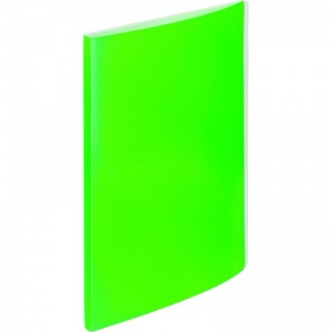 Папка файловая 60 вкладышей Attache Neon (А4, 15мм, пластик) салатовая