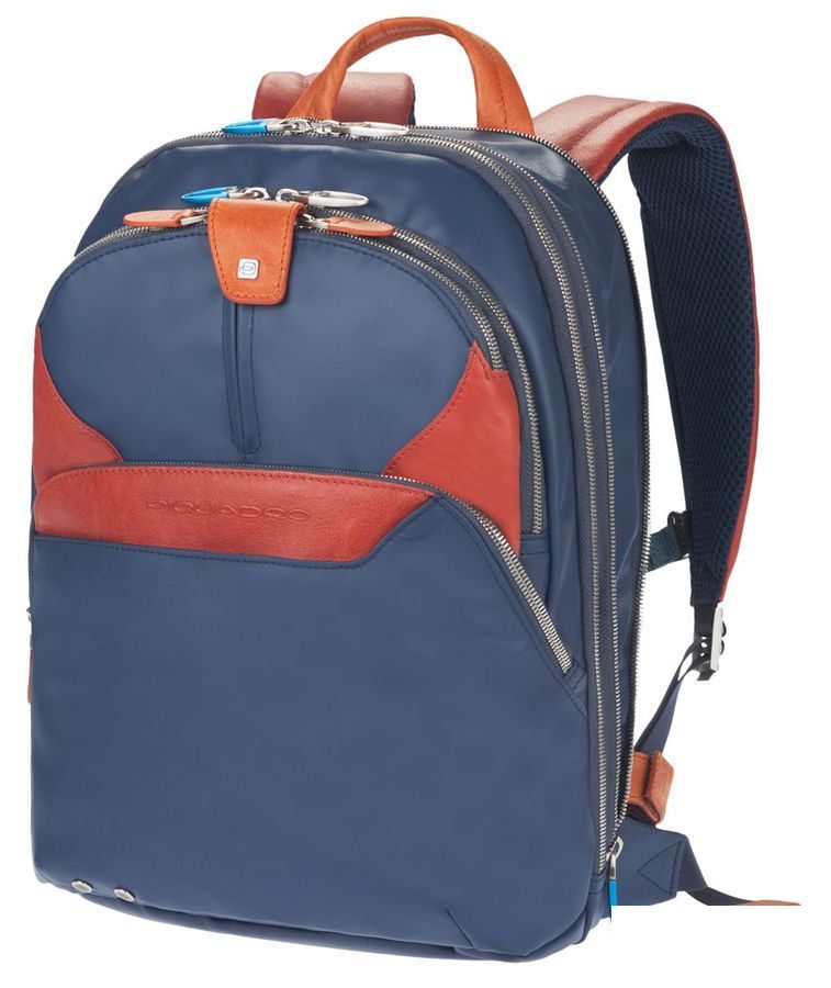 Рюкзак дорожный Piquadro Coleos, натур.кожа и кожзам, синий (CA2944OS/BLU2)