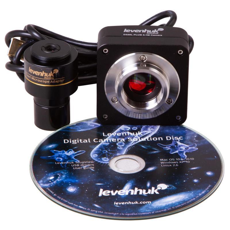 Микроскоп цифровой Levenhuk D320L Plus 3.1 Мпикс монокулярный