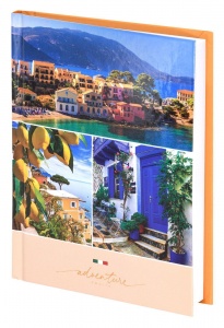 Ежедневник недатированный A6 LITE Travel Италия (80 листов) твердая обложка