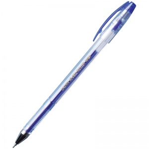 Ручка гелевая Crown Hi-Jell Needle (0.3мм, синий, игольчатый наконечник) 12шт. (HJR-500N)