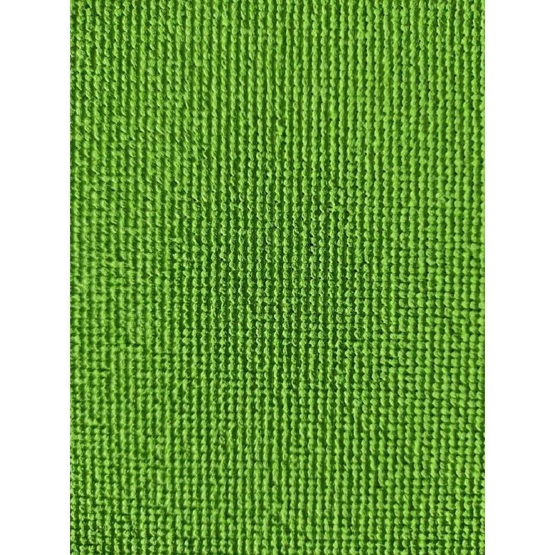 Салфетка хозяйственная (35x40см) микрофибра с ПУ-покрытием, 250 г/кв.м, зеленая, 5шт.