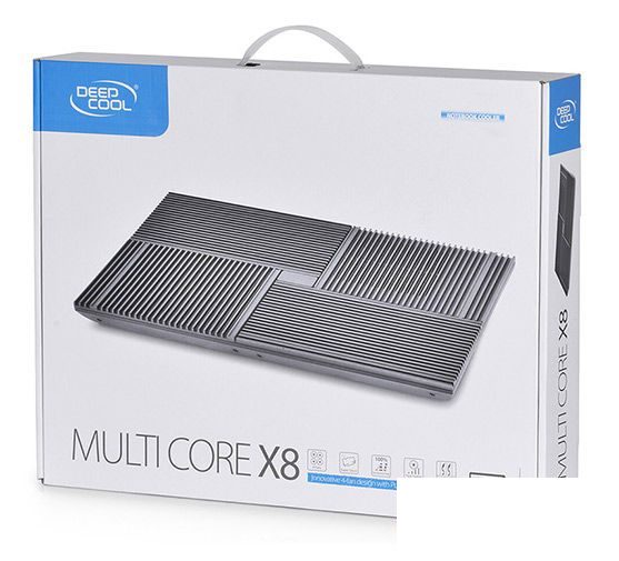 Подставка для ноутбука Deepcool Multi Core X8, 17&quot;, 4 вентилятора, черная (MULTICOREX8)
