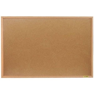 Доска пробковая inФОРМАТ (60x90см, деревянная рамка, коричневая)