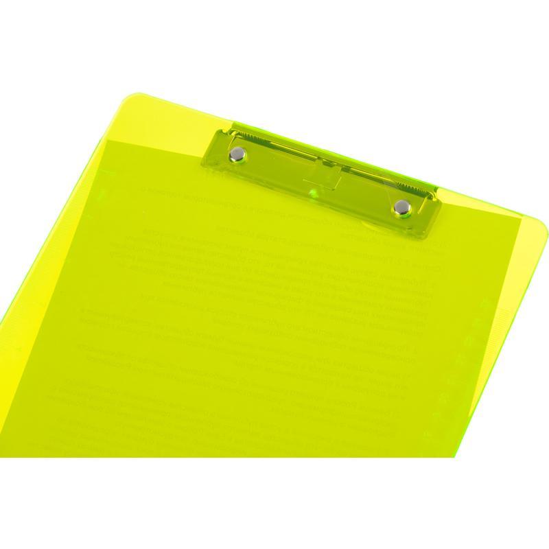 Папка-планшет Attache (А4, пластик, с зажимом) зеленая