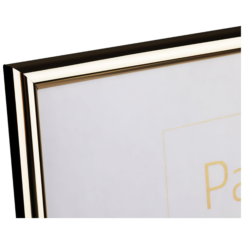 Рамка для фотографий OfficeSpace &quot;Basic&quot; (300х400мм, небьющееся стекло) золото (РП_41694), 18шт.