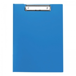 Папка-планшет с крышкой OfficeSpace (А4, до 100 листов, пластик) синий (245658)