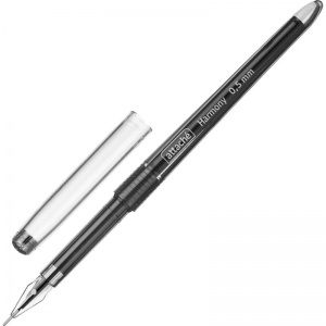 Ручка гелевая Attache Harmony (0.3мм, черный, игольчатый наконечник) 1шт.