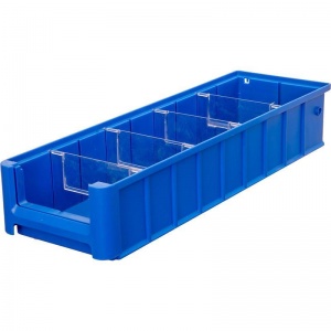 Ящик (лоток) SK полочный, полипропилен, 500х155х90мм, синий