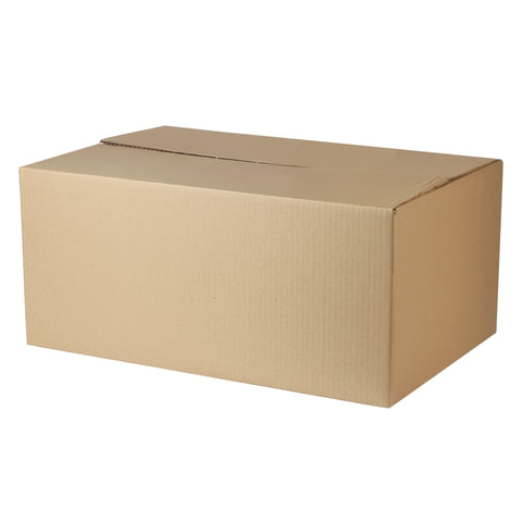 Короб картонный 570x380x253мм, картон бурый Т-22 профиль С, 10шт. (440054)