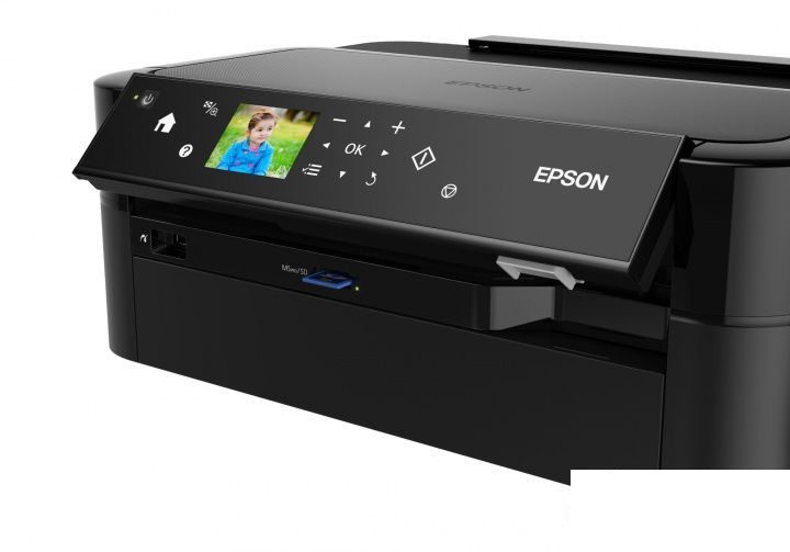 Принтер струйный Epson L810, черный, USB (C11CE32402)