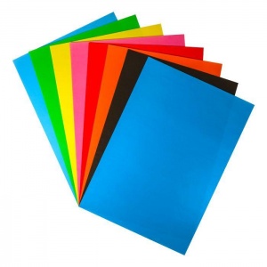 Бумага цветная глянцевая Каляка-Маляка (8 листов, 8 цветов, А4) (БЦМКМ8)