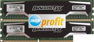 Модуль памяти (комплект) DIMM 2x4096Mb Crucial Ballistix Sport BLS2CP4G3D1609DS1S00CEU, DDR3, 1600MHz, Retail (BLS2CP4G3D1609DS1S00CEU)