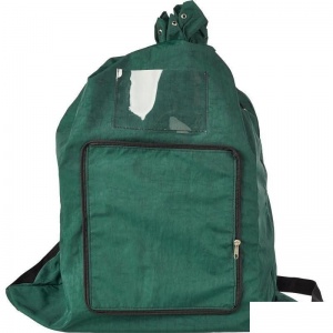 Папка-рюкзак Attache для секретных документов (800x600мм, 1 отделение, нейлон, шнуровка) зеленая