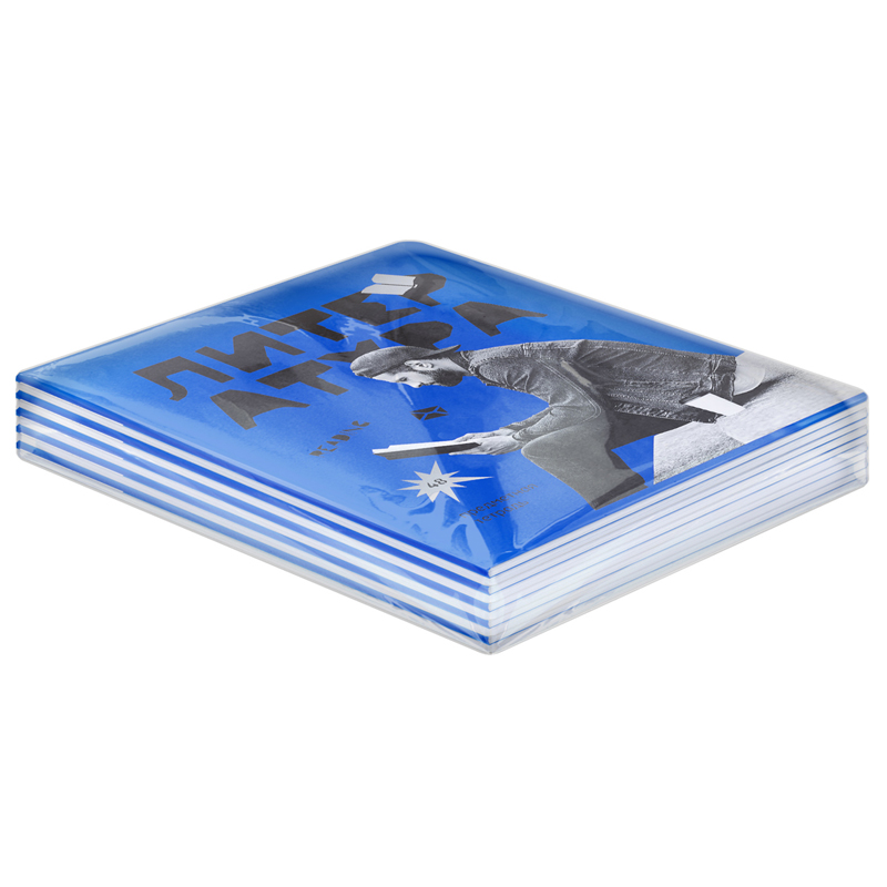 Тетрадь предметная для работ по литературе BG &quot;Blue panton&quot; (А5, 48л, линейка, пантонная печать, металлизация) (ТП5ск48_м 11625), 10шт.