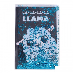 Еженедельник недатированный А5 ArtFox "LL-La-La-Llama" (64 листа) обложка пвх, синяя (140х200мм)